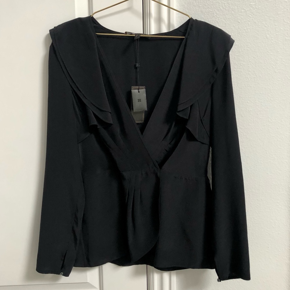 NWT BCBGMaxazaria Silk Blouse M